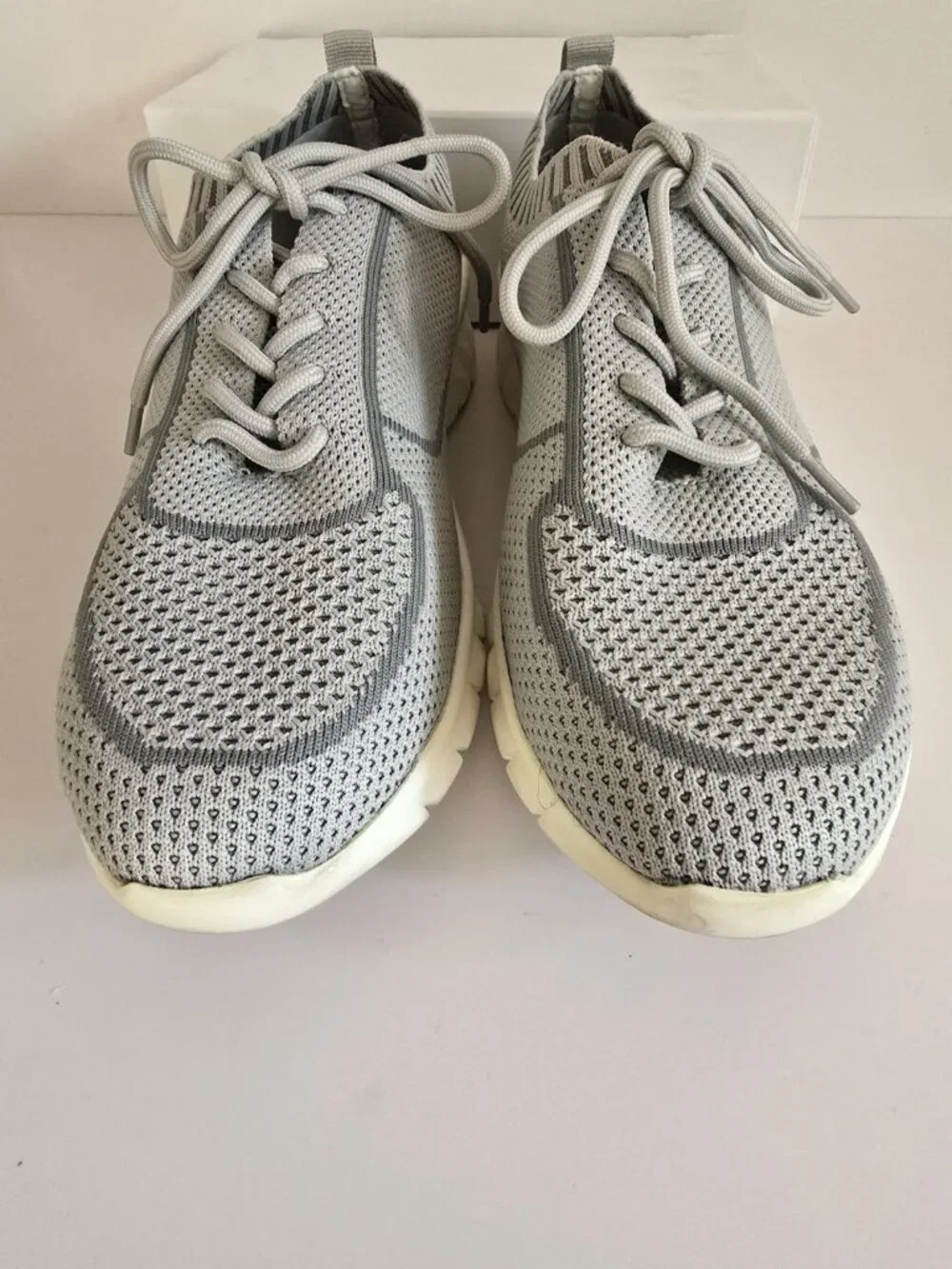 Naot Galaxy Knit Grey Gray Vegan Sneakers Shoes 41 10 10.5 Womens Lace Up